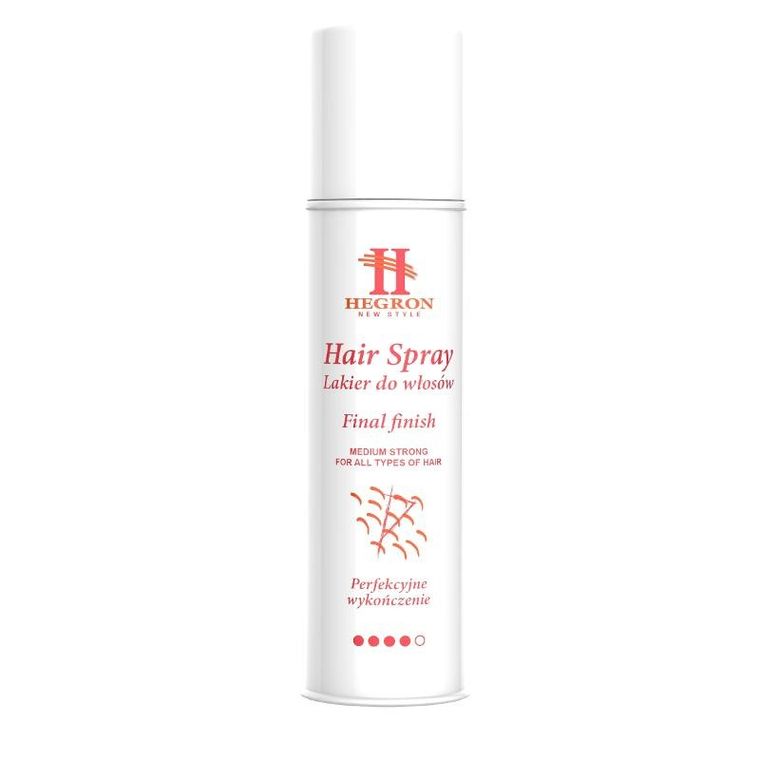 Hegron, Final Finish, lakier do włosów, medium strong, 300 ml