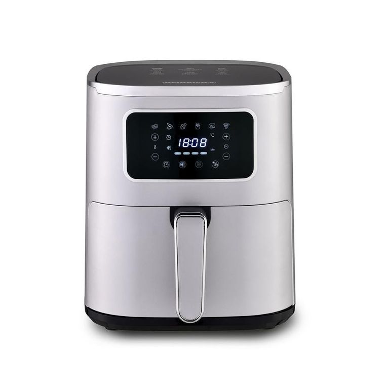 Heinrich's, frytkownica beztłuszczowa, air fryer, 5l, srebrna, HFR 8216