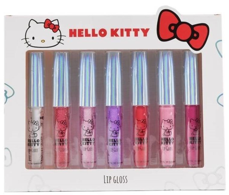 Hello Kitty, błyszczyki, 7szt.