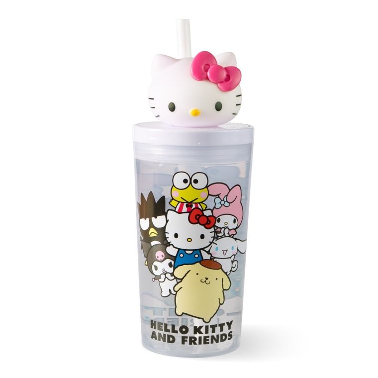Hello Kitty, butelka do picia z brokatem, 350 ml