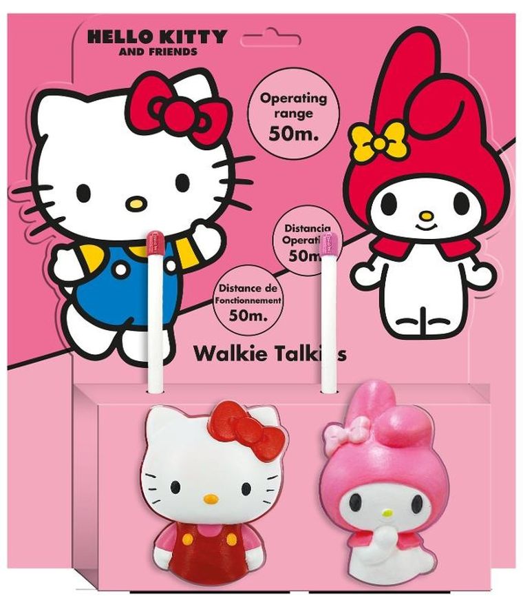 Hello Kitty, krótkofalówki walkie-talkie, 50m