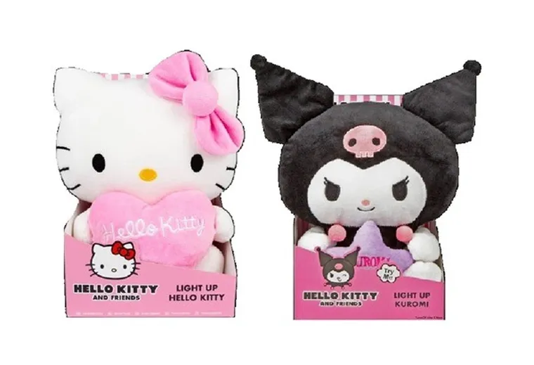 Hello Kitty, Kuromi, light up, maskotka z podświetleniem, 1 szt.