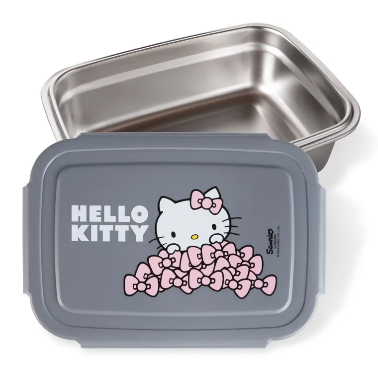 Hello Kitty, lunchbox stalowy, 750 ml