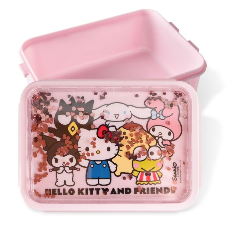 Hello Kitty, lunchbox z brokatem, 770 ml