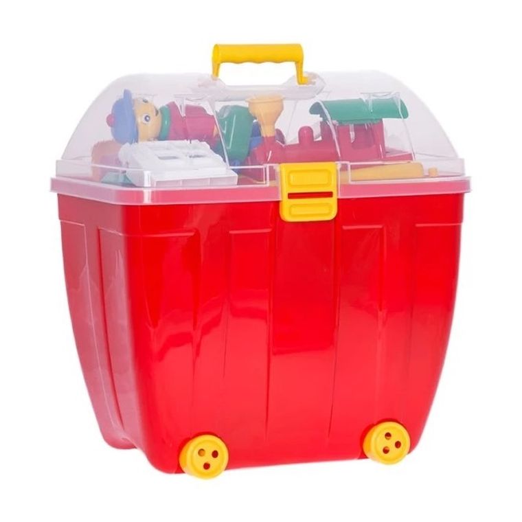 Hemar Family, klocki konstrukcyjne w kuferku, 105 elementów