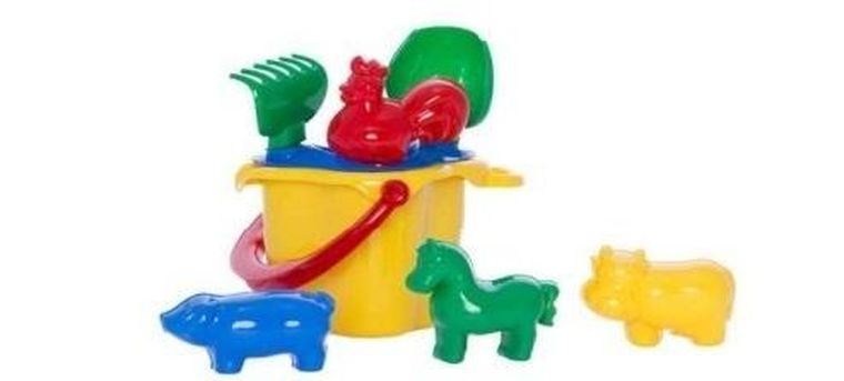 Hemar Family, Kogucik, zestaw do piasku, 8 elementów