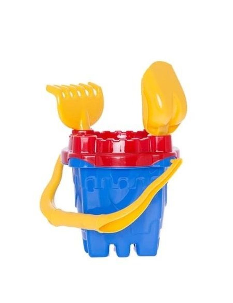 Hemar Family, zamek, wiaderko do piasku z akcesoriami, 4 elementy