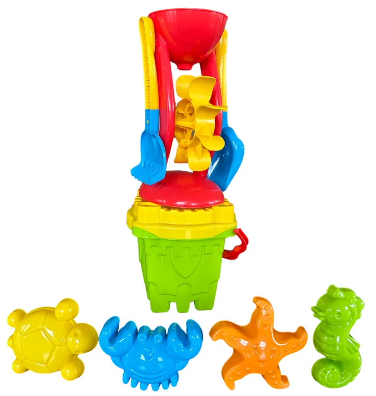 Hemar Family, Zamek, zestaw do piasku, 9 elementów