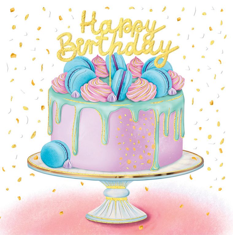 Henry Books Cezary Popiel, karnet, Tort Happy Birthday