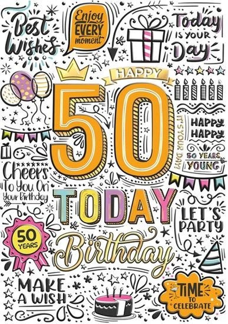 Henry, karnet A5, 50-urodziny graffiti