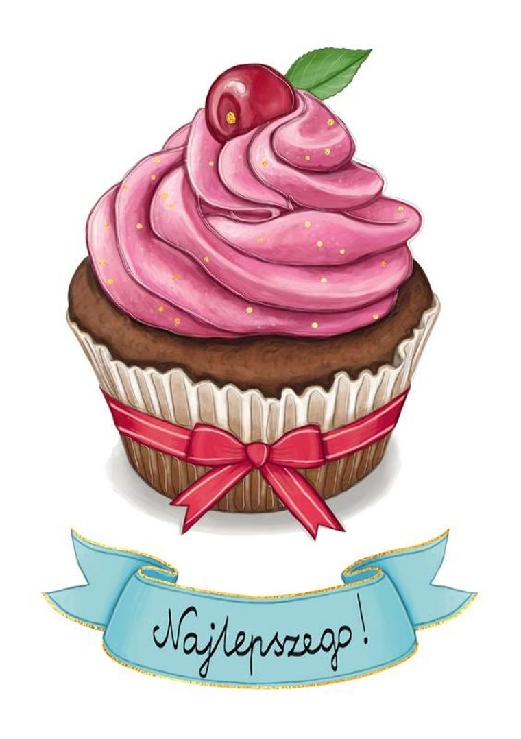 Henry, karnet A5, babeczka