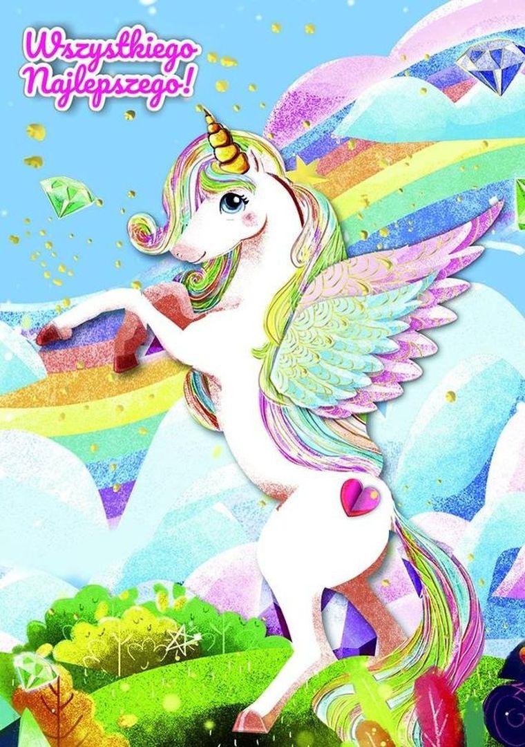 Henry, karnet A5, jednorożec z sercem