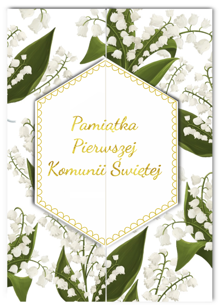 Henry, karnet A5, komunia, konwalie