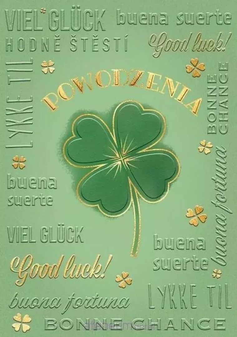 Henry, karnet A5, Powodzenia - Duża koniczyna