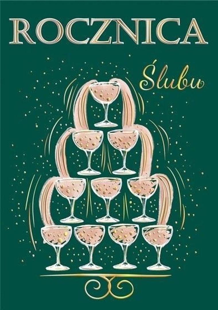 Henry, karnet A5, rocznica ślubu, fontanna