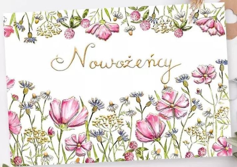 Henry, karnet A5, Ślub Polne kwiaty