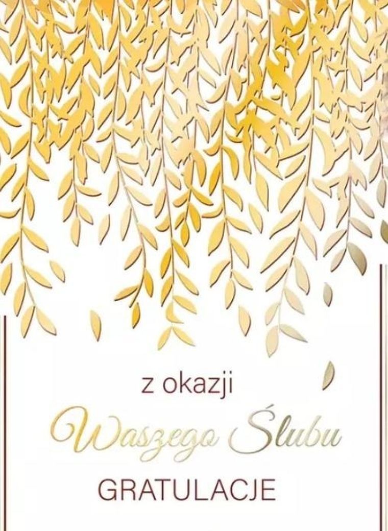 Henry, karnet A5, Ślub Złote girlandy