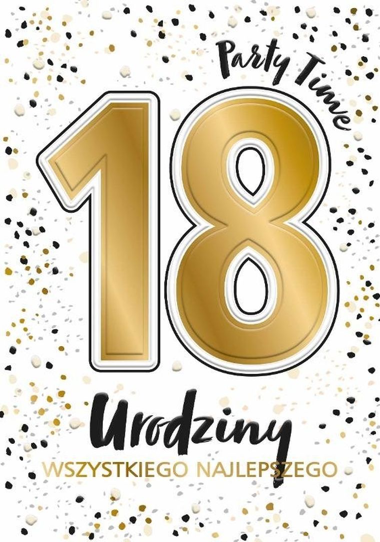 Henry, karnet A5, urodziny 18, Glamour white