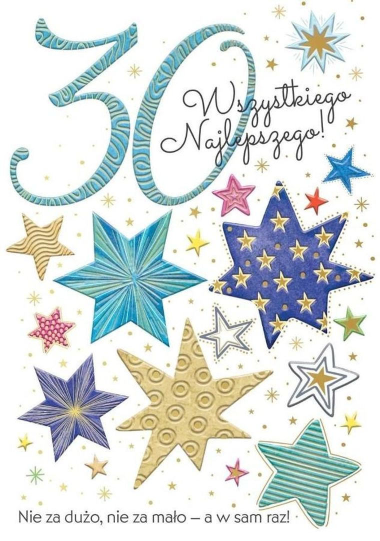 Henry, karnet A5, Urodziny 30 - Gwiazdy