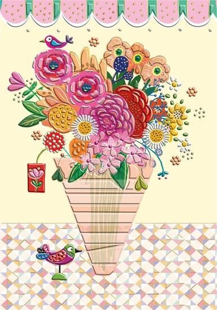 Henry, karnet A5 z kopertą, złocony, Wazon