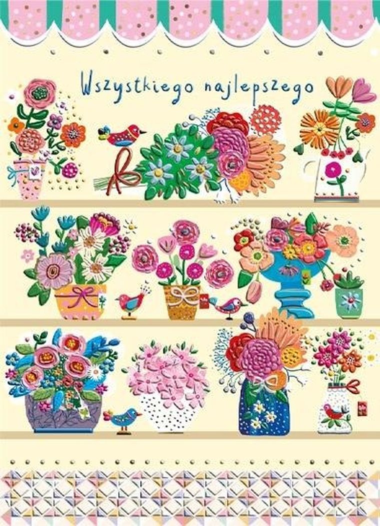 Henry, karnet B6, Imieniny, Witryna kwiaciarni