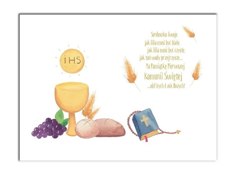 Henry, karnet, B6, Pierwsza Komunia Św.