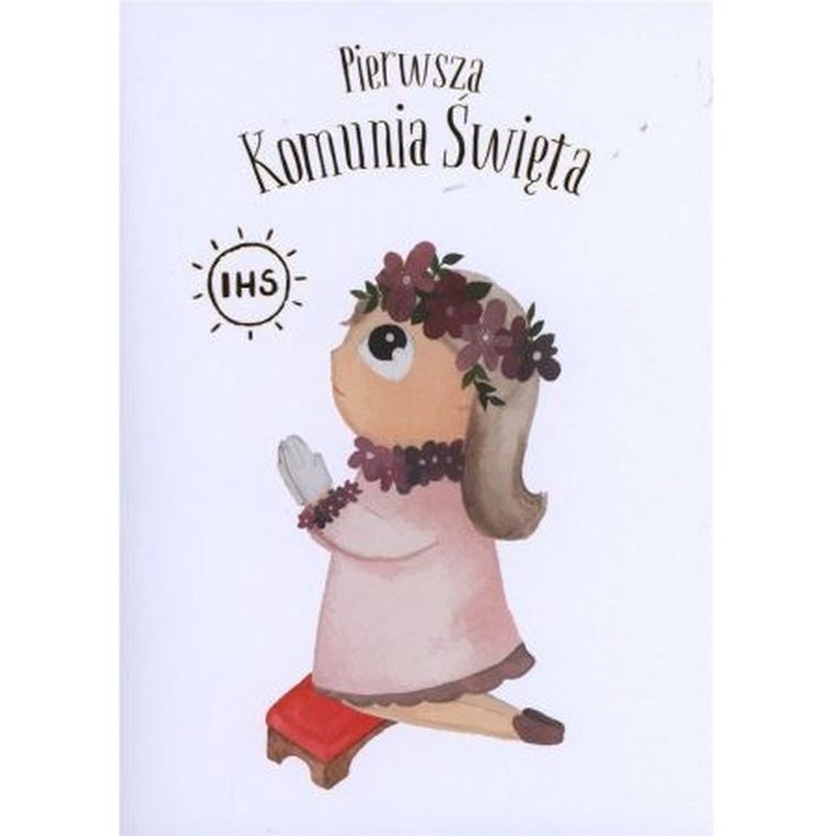 Henry, karnet, B6, Pierwsza Komunia Św., dziewczynka