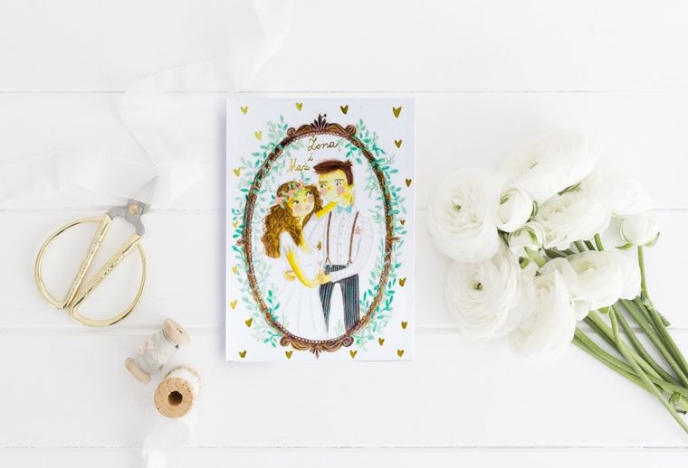 Henry, karnet B6, ślub, z kieszonką, młoda para