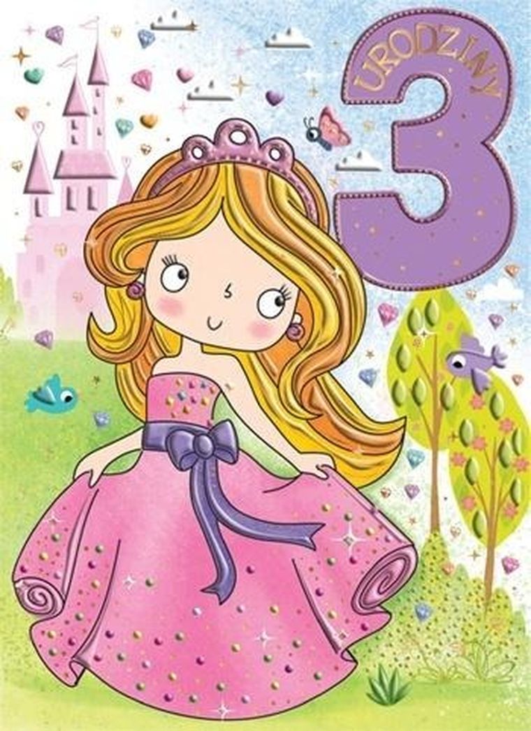 Henry, karnet B6 urodzinowy z kopertą, krolewna