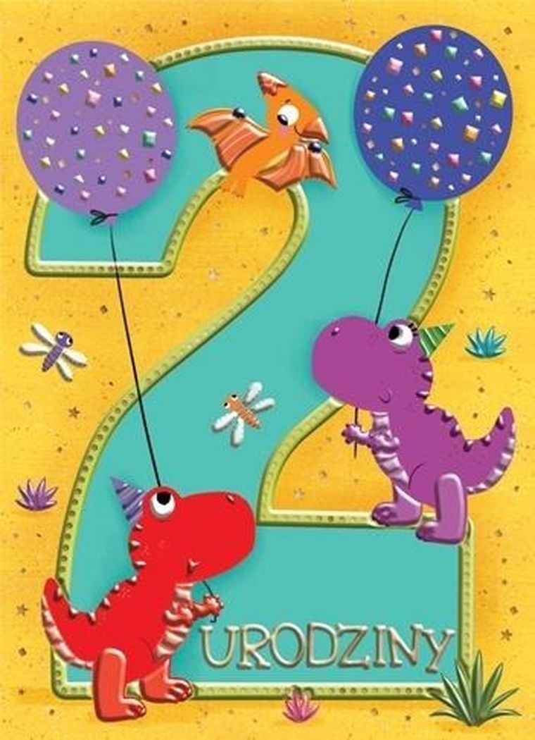 Henry, karnet B6, urodziny 2, Dinozaury