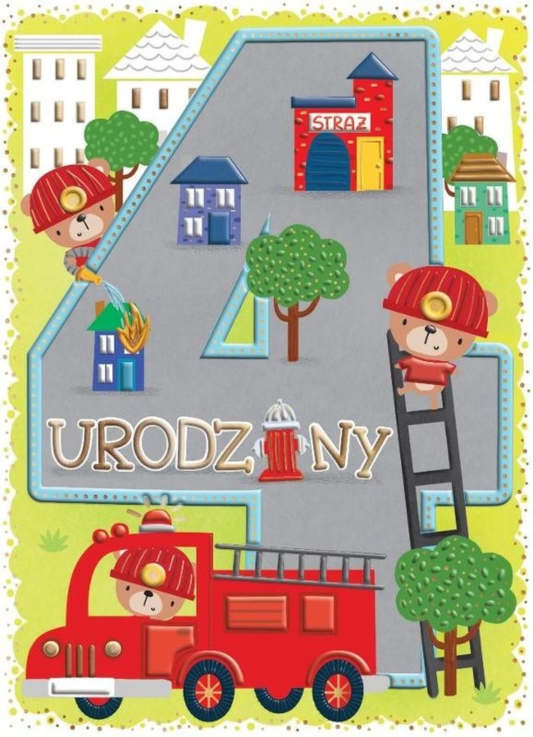 Henry, karnet B6, urodziny 4, Straż Pożarna