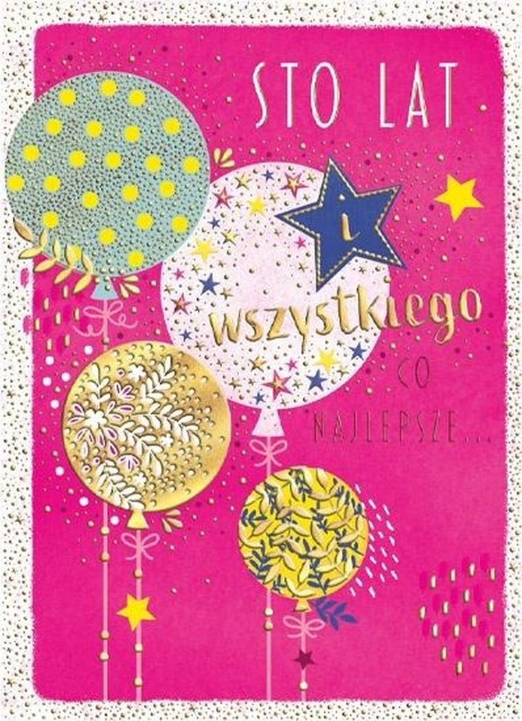 Henry, karnet B6, Urodziny, Balony na różu