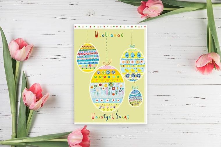 Henry, karnet B6, Wielkanoc pisanki