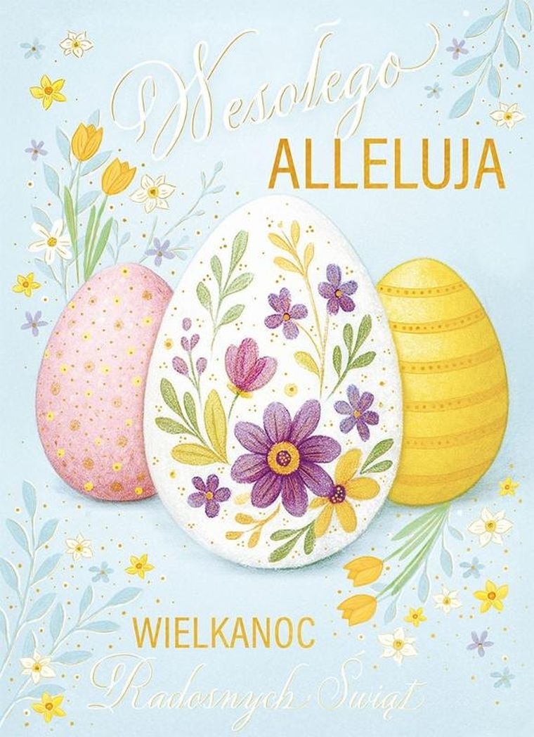 Henry, karnet B6, Wielkanoc, Pisanki glamour