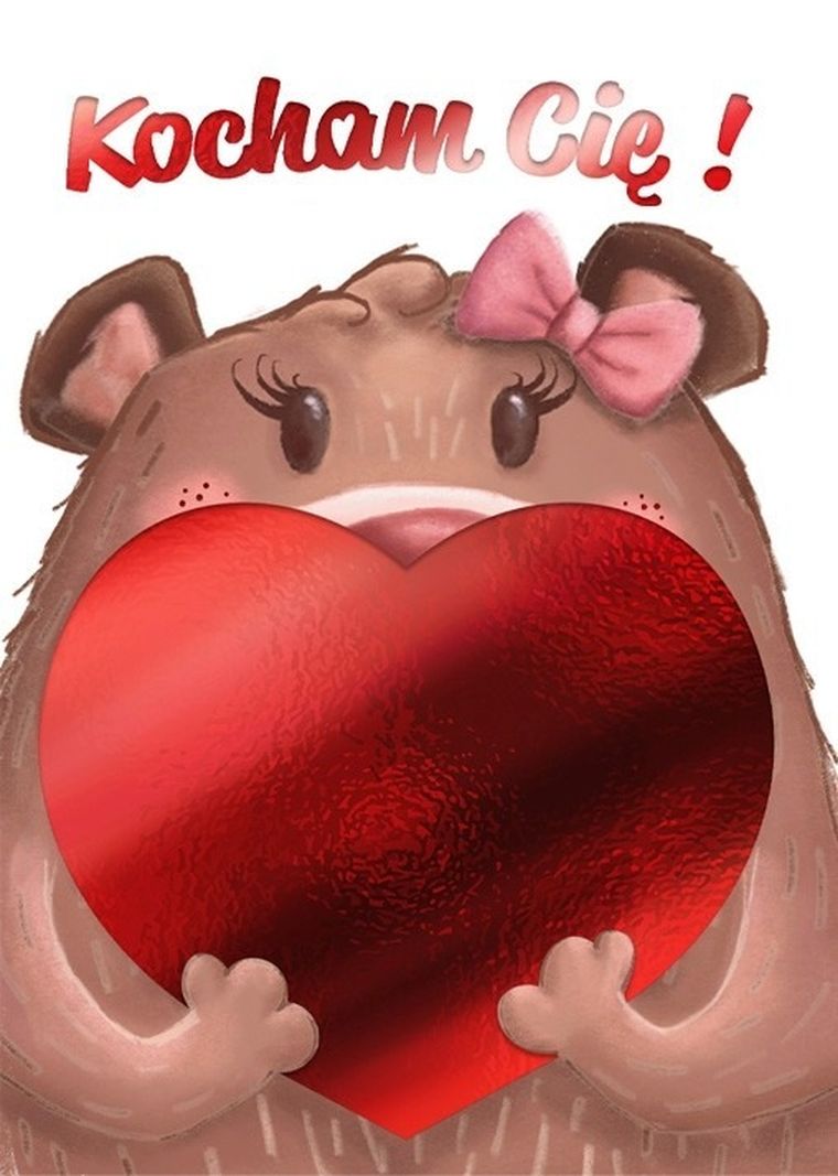 Henry, karnet B6 z kopertą, złocona, Miśka