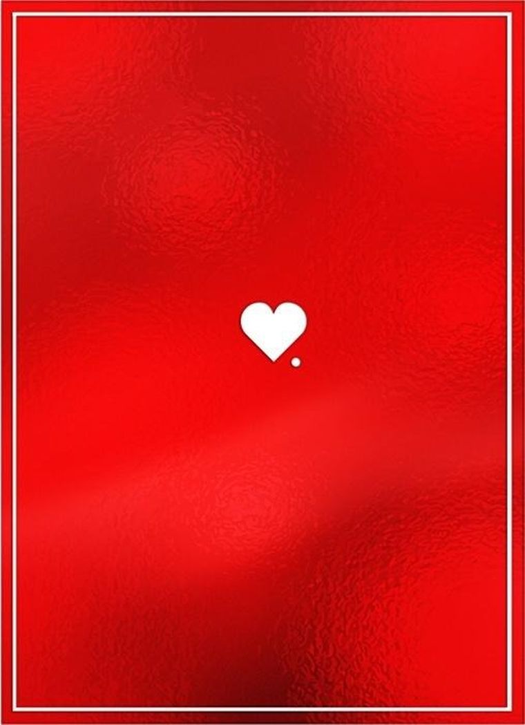 Henry, karnet B6 z kopertą, Złocony, Serce I Kropka, Walentynki