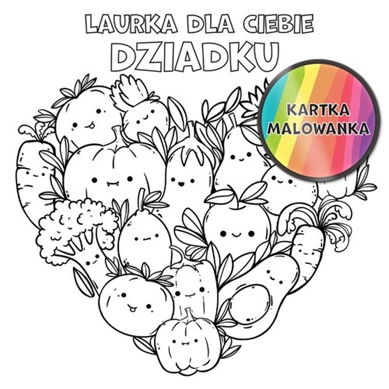 Henry, karnet do kolorowania, Dziadek