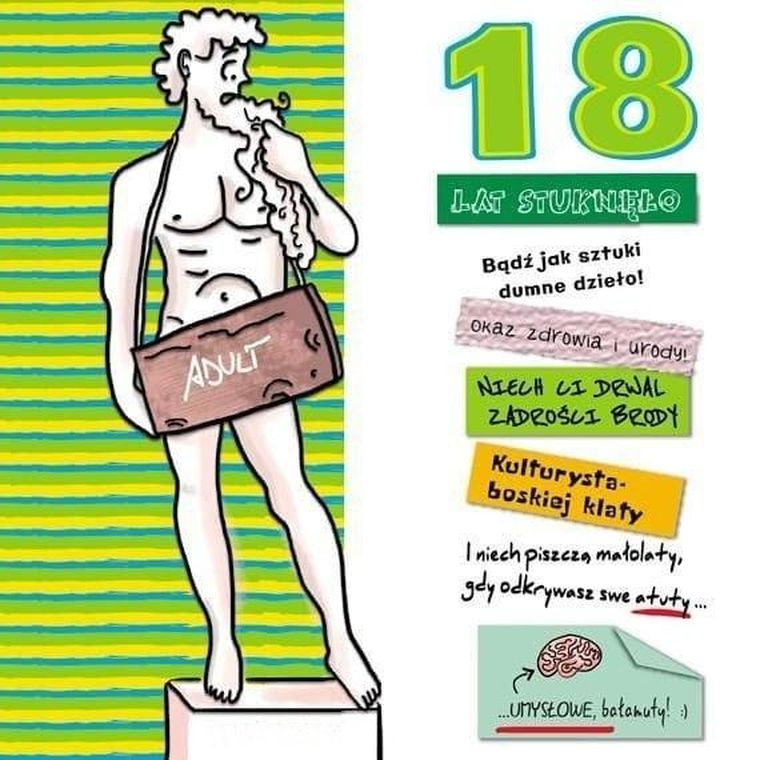 Henry, karnet holograficzny, 18 Posąg