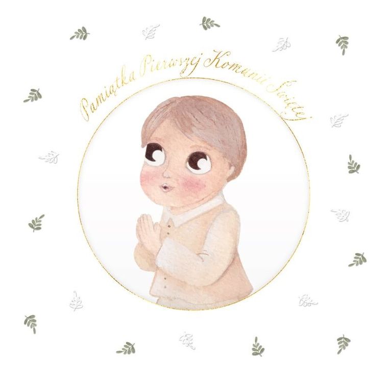 Henry, karnet, komunia, chłopak