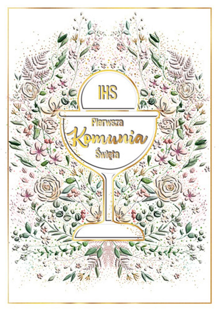 Henry, karnet, Komunia Kielich w kwiatach