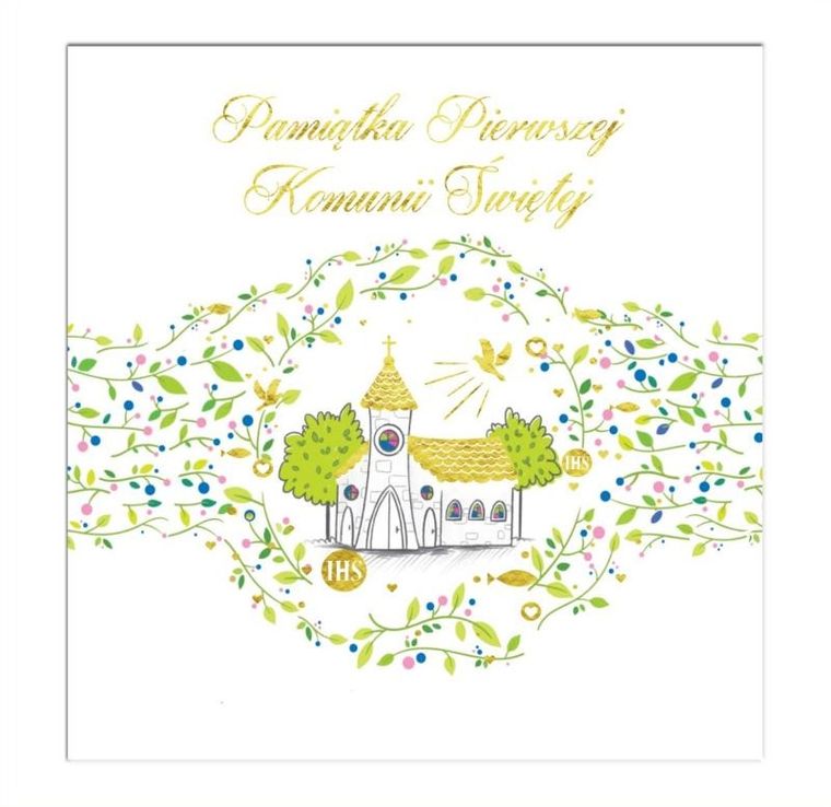 Henry, karnet, komunia, kościół, złoty