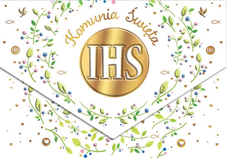 Henry, karnet, Komunia listki IHS