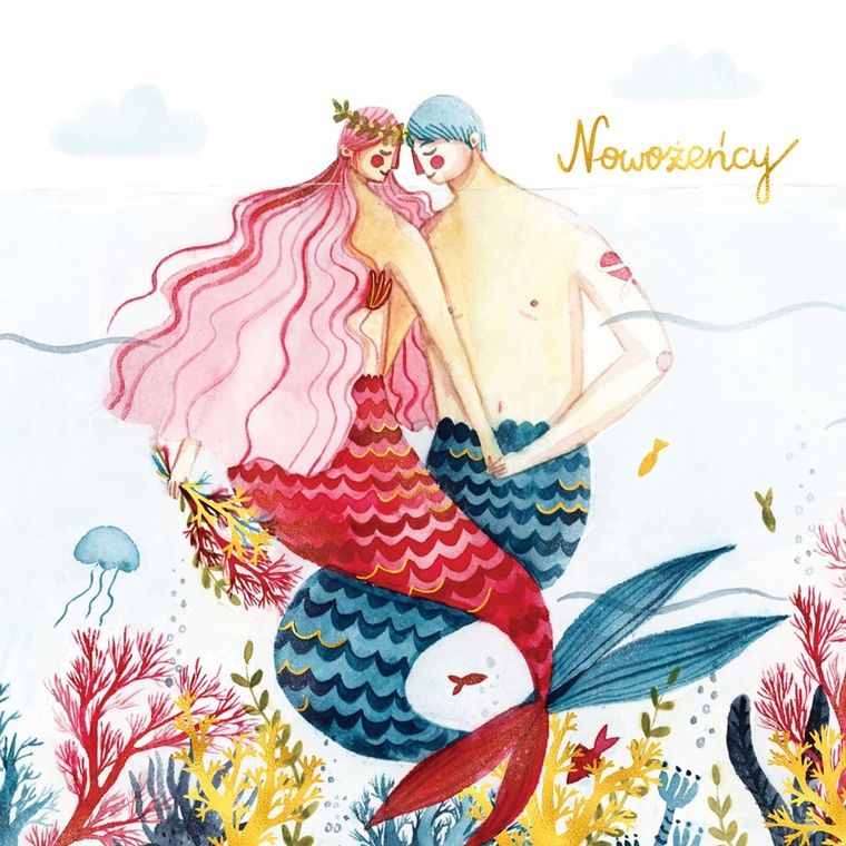 Henry, karnet kwadrat, ślub, syreny