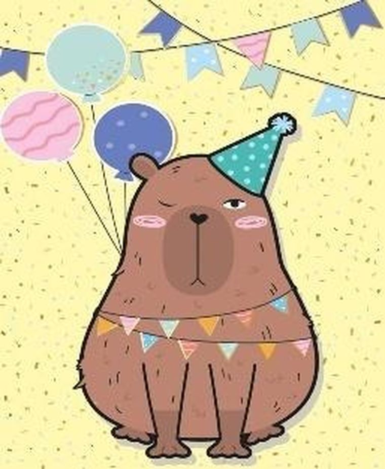 Henry, karnet mini B8, Kapibara