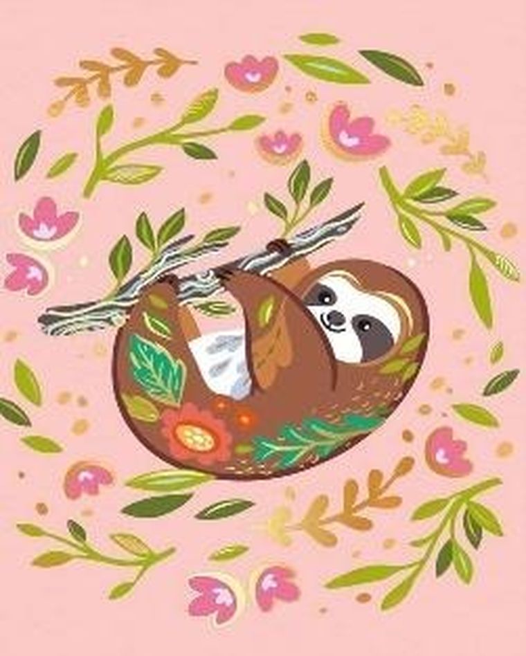 Henry, karnet mini B8, Leniwiec na gałęzi