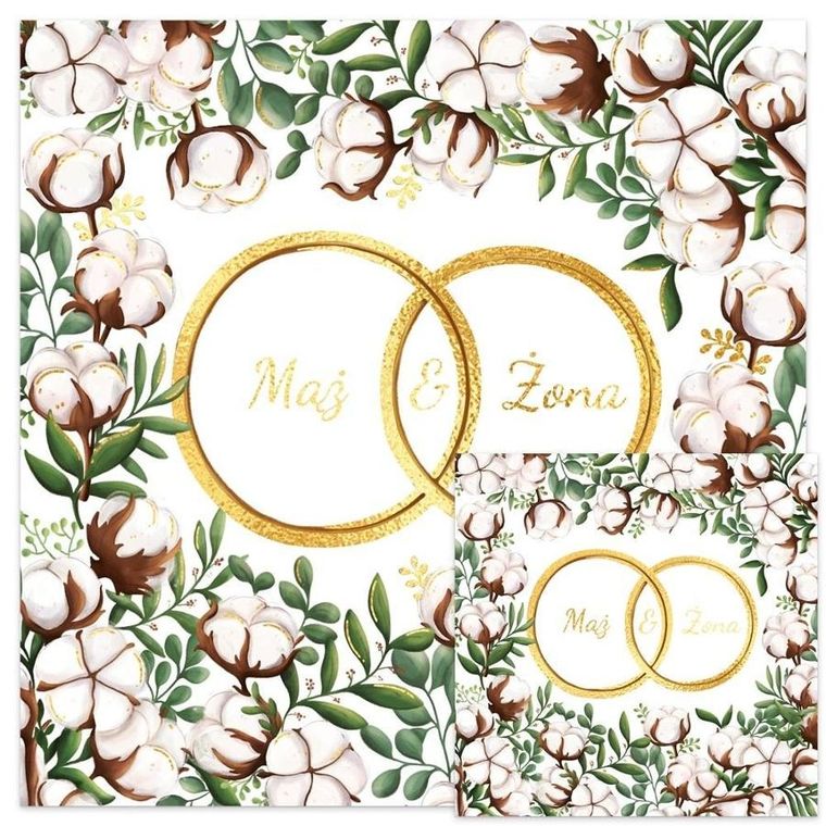 Henry, karnet, ślub, bawełna