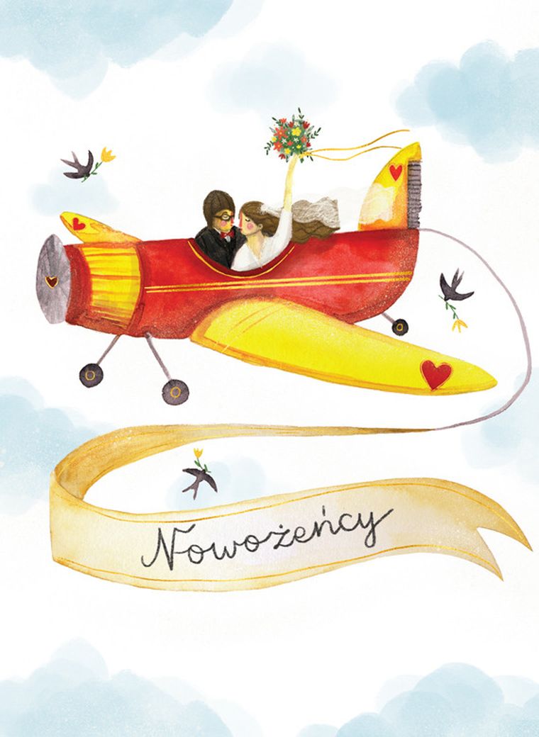 Henry, karnet ślub, samolot