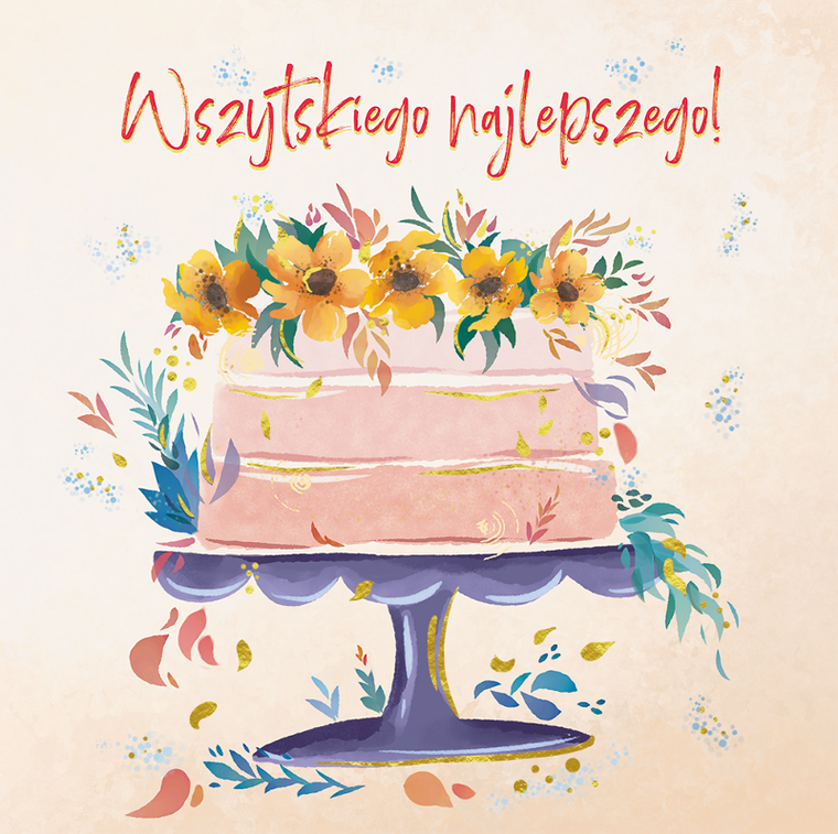 Henry, karnet, Tort Kwiaty