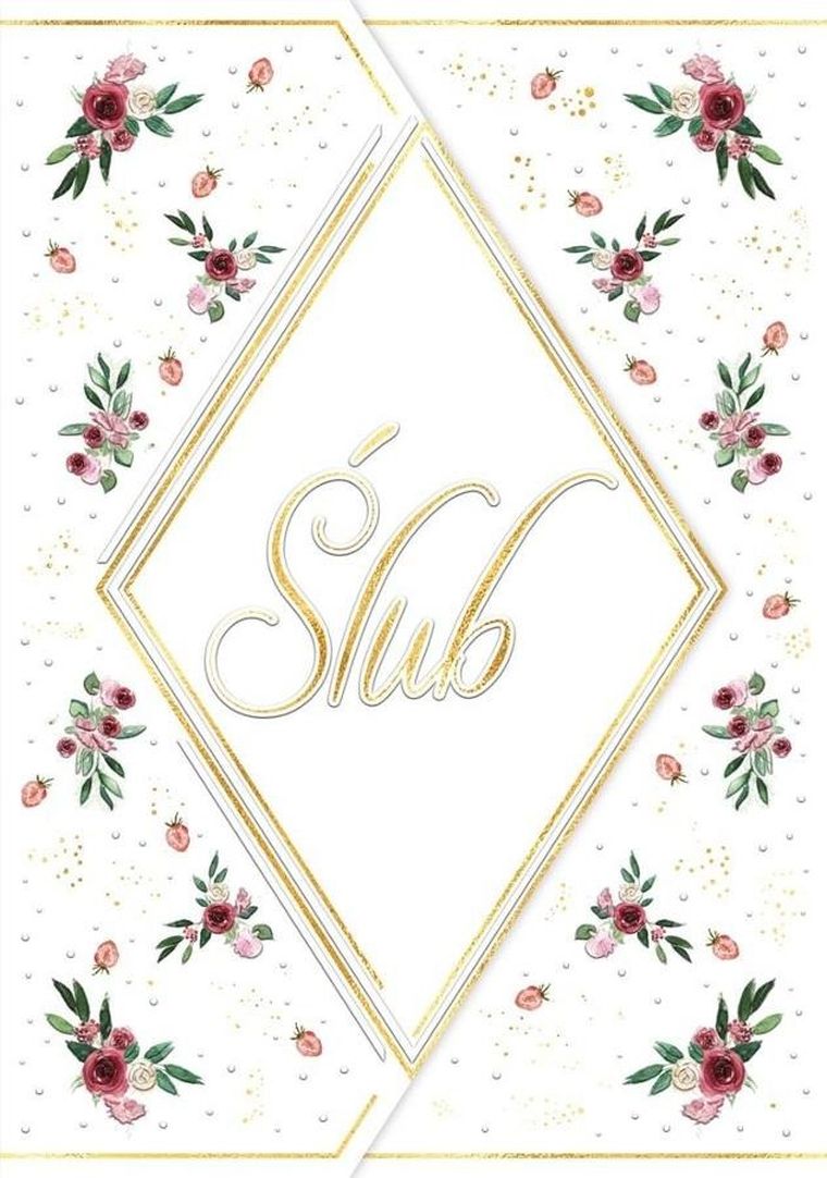 Henry, karnet z koperta A5, Róże Z Tortu