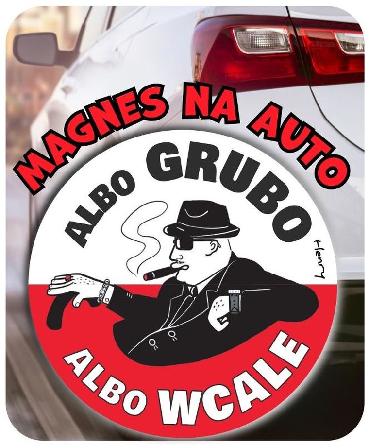 Henry, magnes na auto, grubo